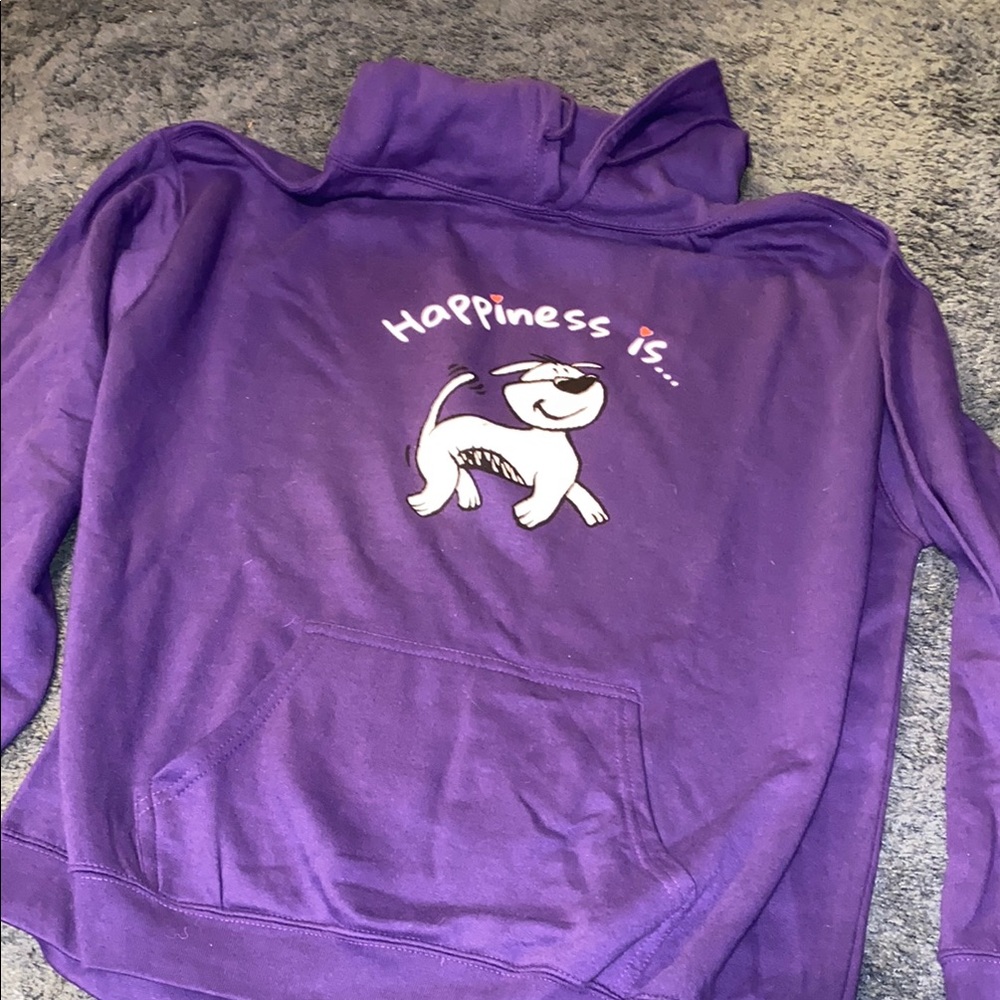 Bespoke Purple Happiness Hoodie